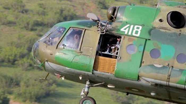 Вертолет Ми-17 се включи в гасенето на пожара в Свиленград