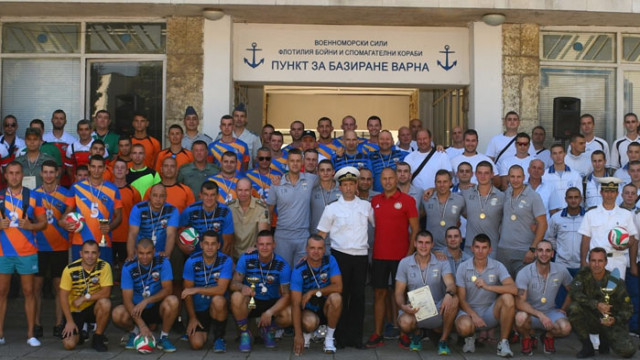 Във Варна се проведе първенство по волейбол от държавния военен шампионат