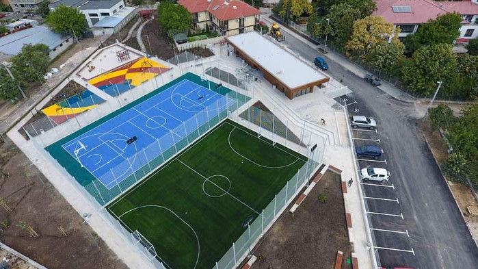 Завършва изграждането на новия спортен комплекс в кв. „Виница“
