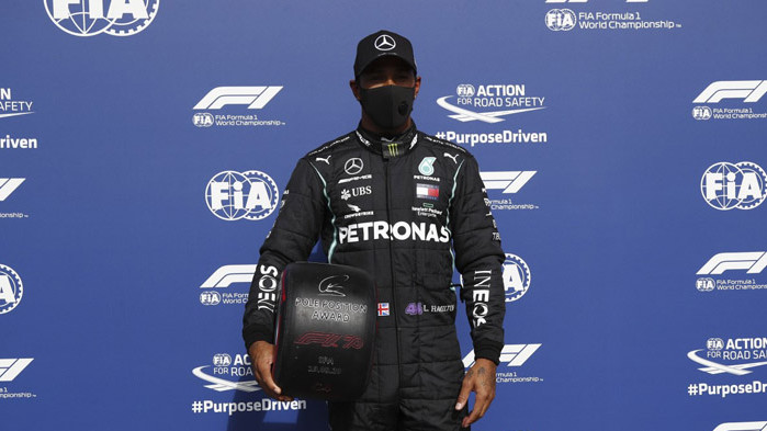 Хамилтън с полпозишън на “Спа”