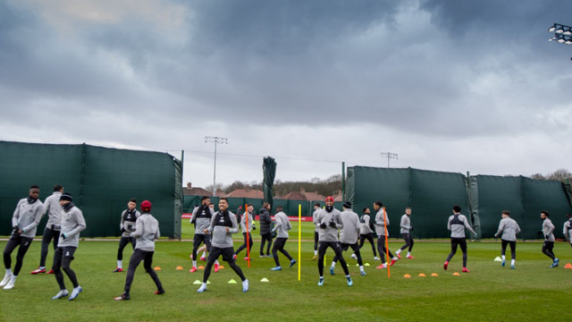 Ливърпул почете убития Джордж Флойд по време на тренировка