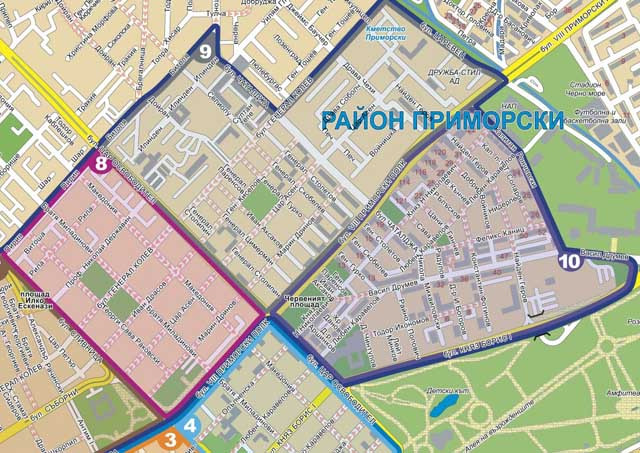 синя зона варна