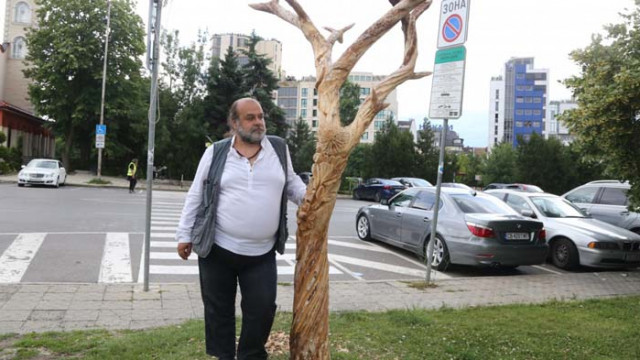 Изсъхнала вишна става първи паметник на пострадалите от коронавирус