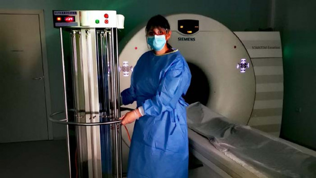 Кампания събра средства за 17 професионални UVC апарати за дезинфекция на болници