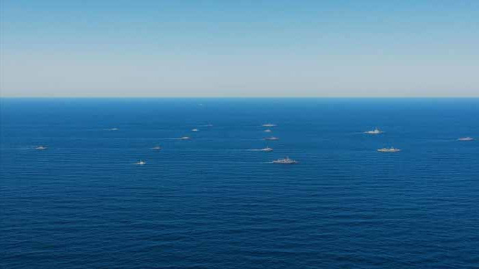 Корабите, участващи в учението „Бриз 2020”, изпълняват планираните задачи на море