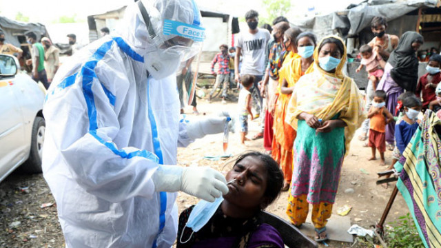 Индия с нов черен рекорд - над 40 000 новозаразени с COVID-19