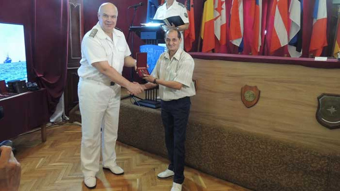 Награждаване на военнослужещи от военноморските сили