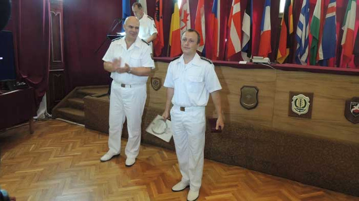 Награждаване на военнослужещи от военноморските сили