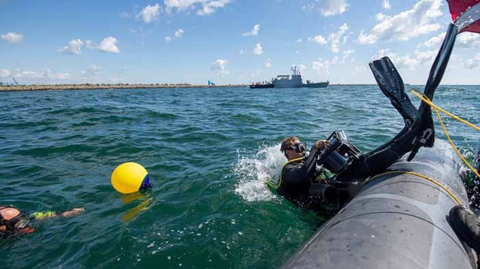 Проведе се ежегодното международно учение Eurаsian partnership MCM dive 2020