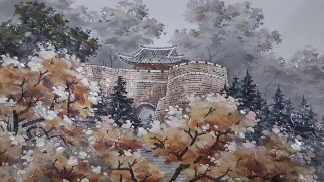 Красиви пейзажи от страната на утринната свежест в изложба в Двореца в Балчик